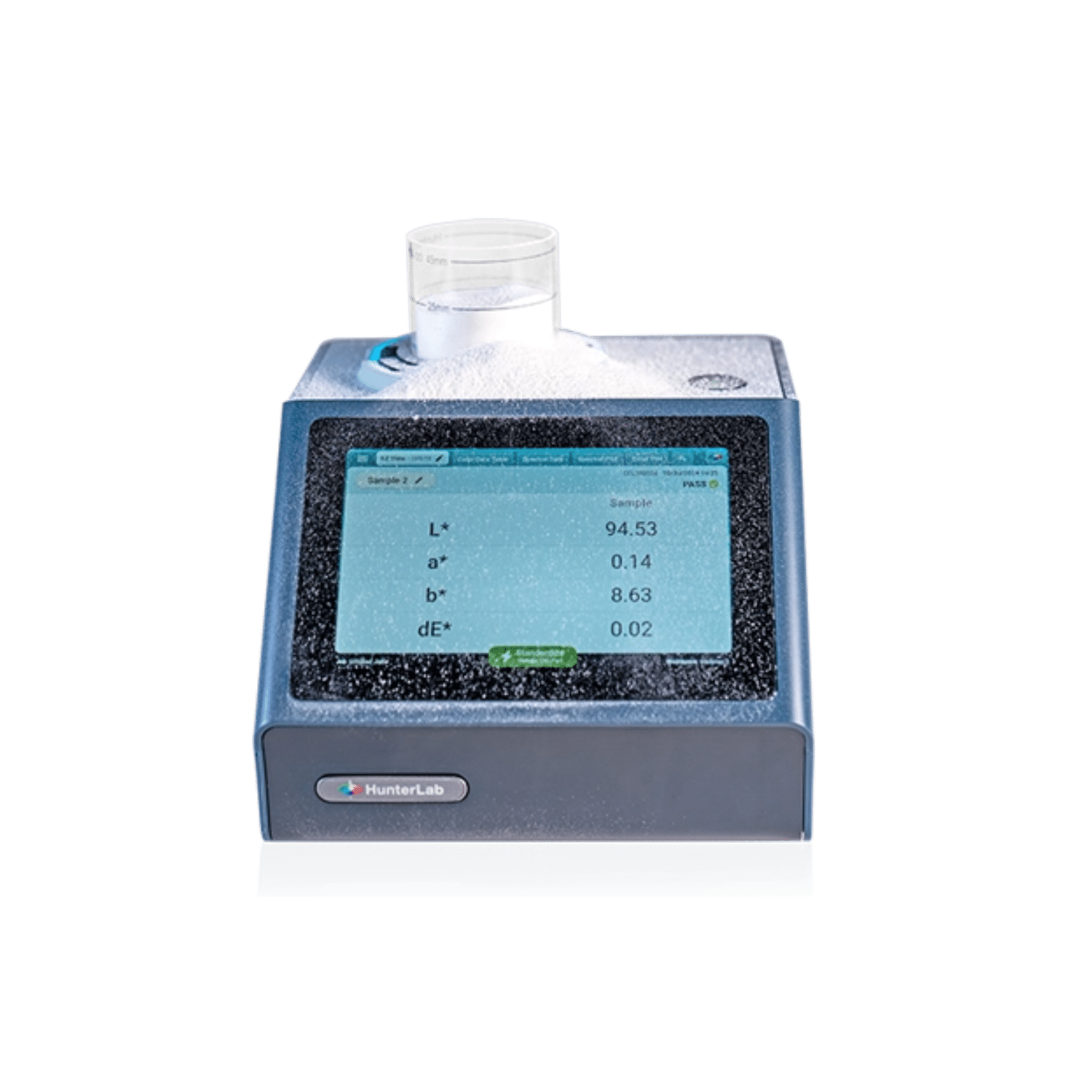 ColorFlex-L2 mit Pulver verschüttet