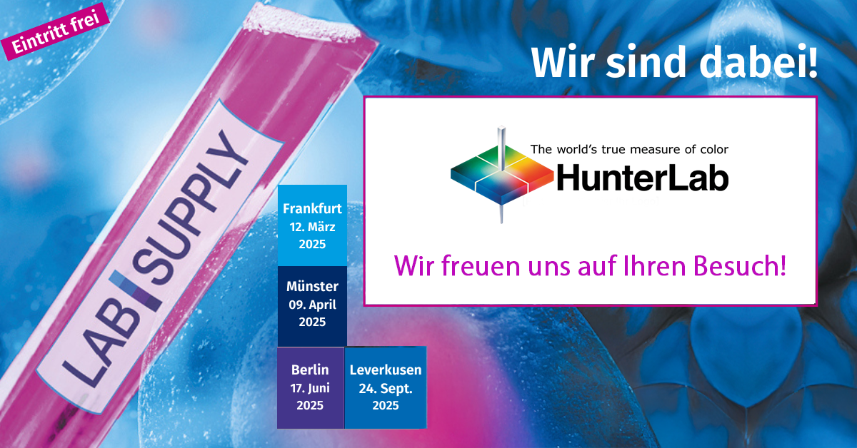 HunterLab Europe na laboratorním veletrhu LAB-SUPPLY.